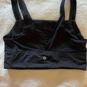 Lululemon Black V Back Sports Bra